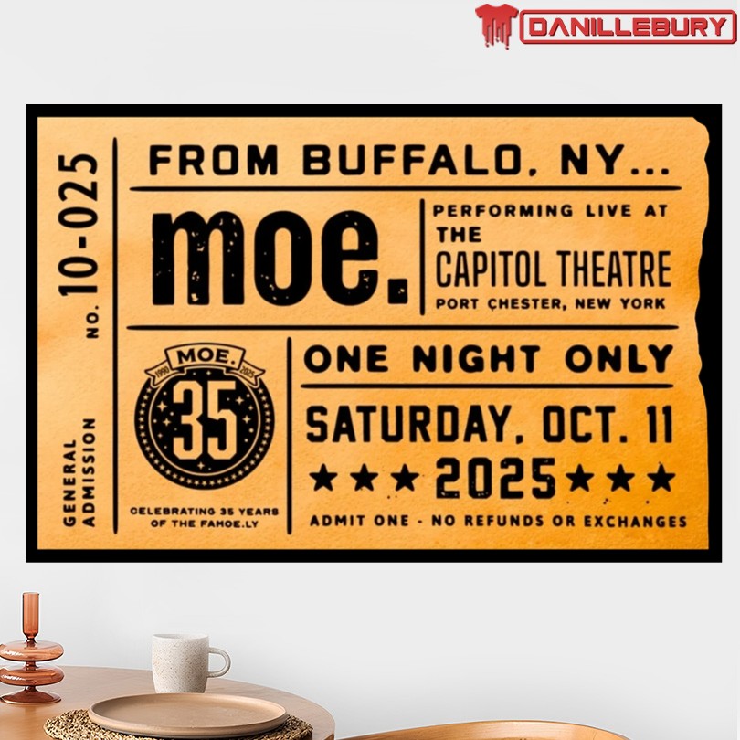 Moe. New York October 11 2025 Poster - Image 2