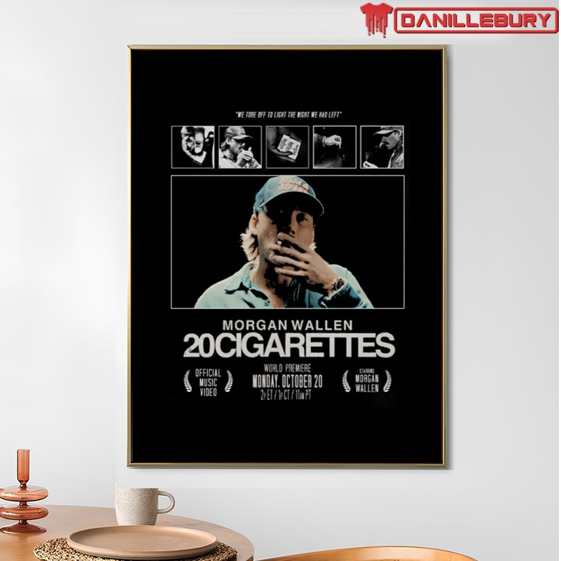 Morgan Wallen 20 Cigarettes T-Shirt - Image 4