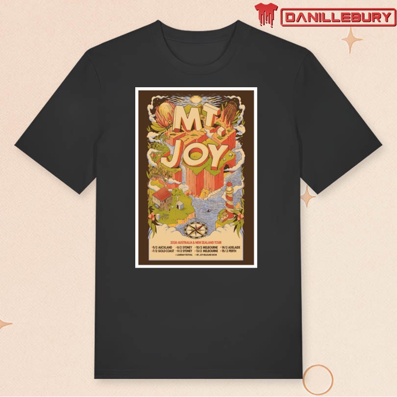 Mt. Joy 2026 Australia & New Zealand Tour Poster - Image 3