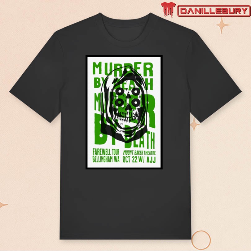 Murder By Death Oct 22 2025 Farawell Tour Bellingham WA Poster - Image 3