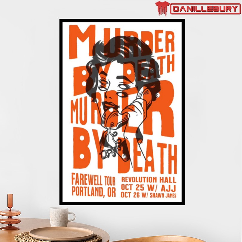 Murder By Death Revolution Hall Portland OR Oct 25 2025 Poster - Image 2