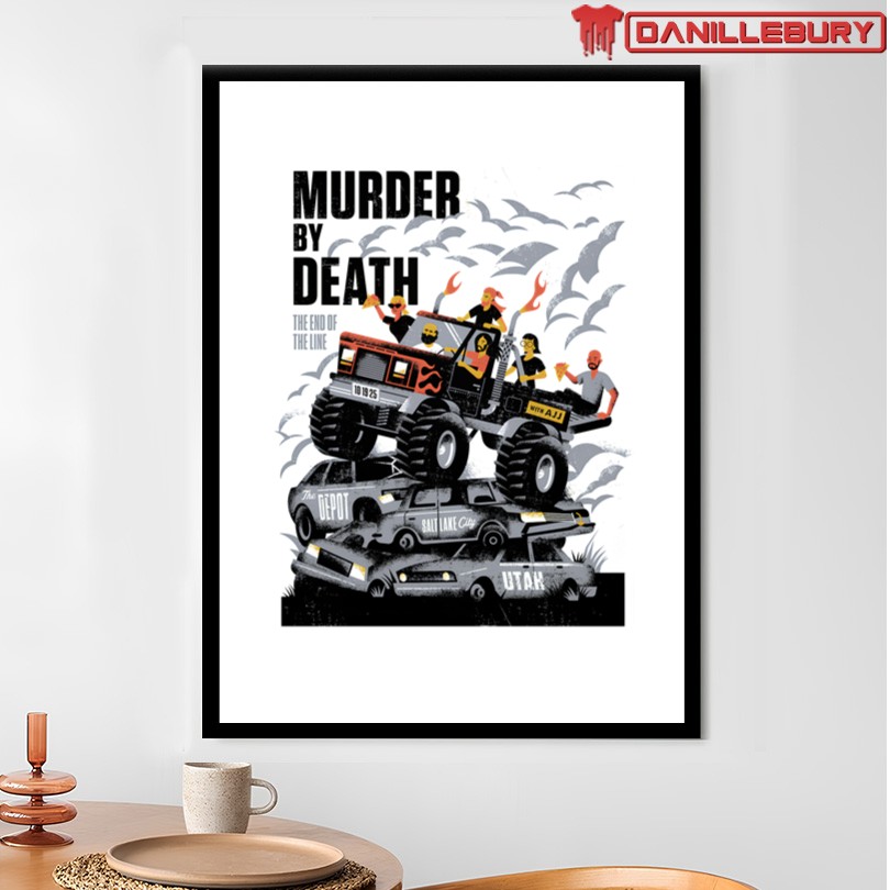 Murder By Death Salt Lake City 10 19 25 Event Tee - Image 4