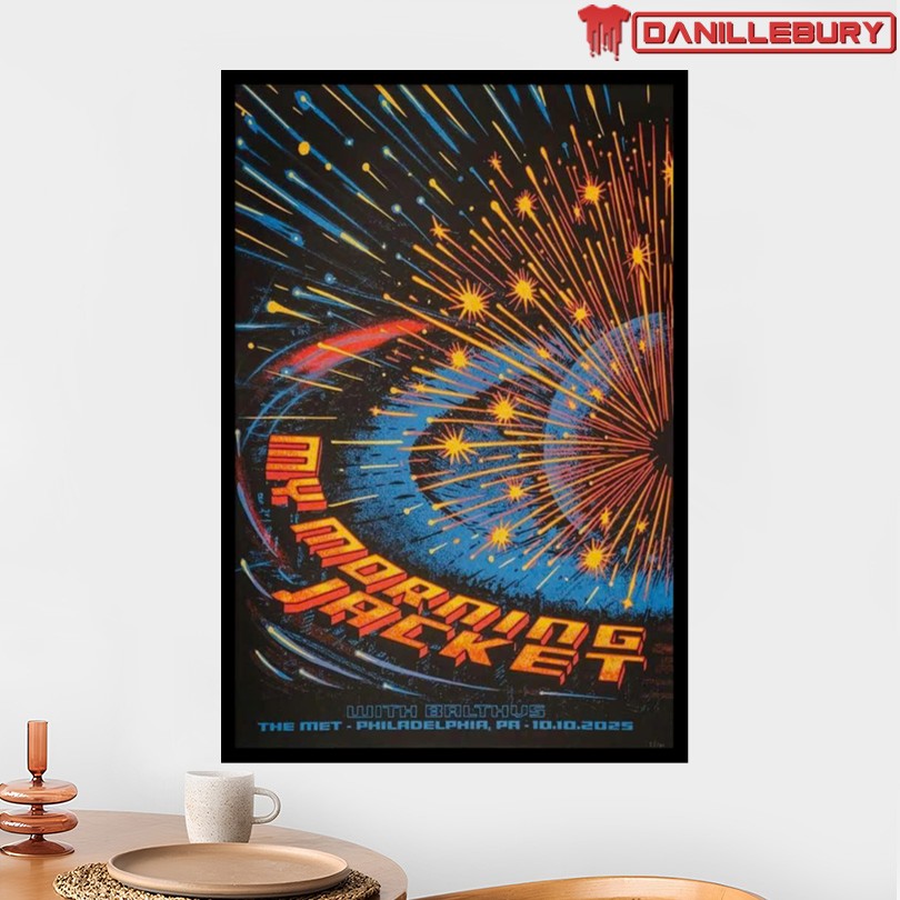 My Morning Jacket Oct 10 2025 The Met Philadelphia PA Poster - Image 2