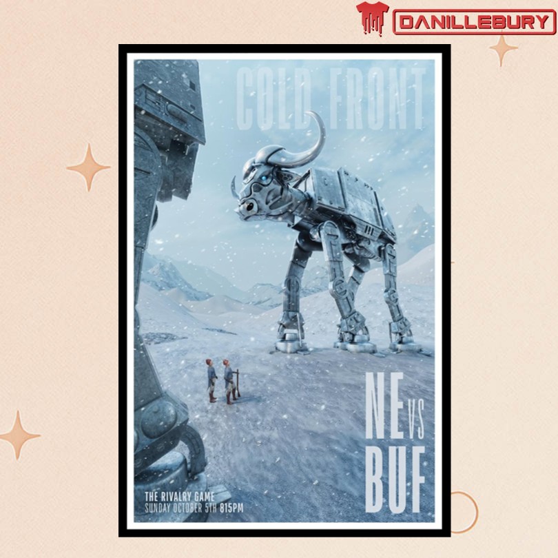 NE Vs BUF Cold Front Game 2025 Poster