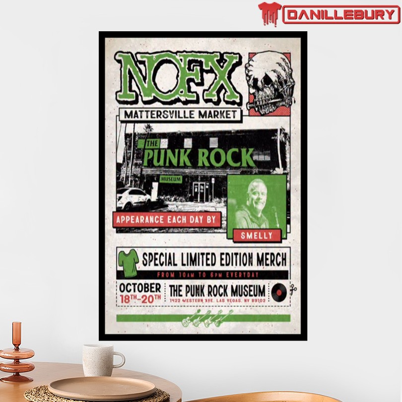 NOFX Las Vegas NV Oct 19 2025 Poster - Image 2