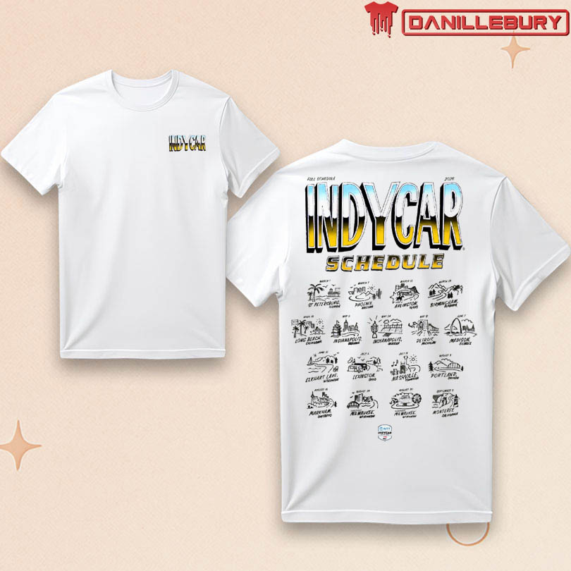 NTT INDYCAR 2026 Series Schedule Merch