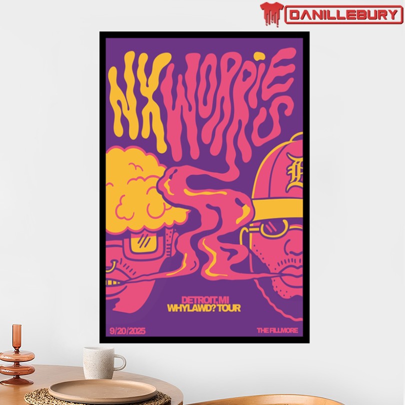 NxWorries Sep 20 2025 Detroit MI Tour Poster - Image 2
