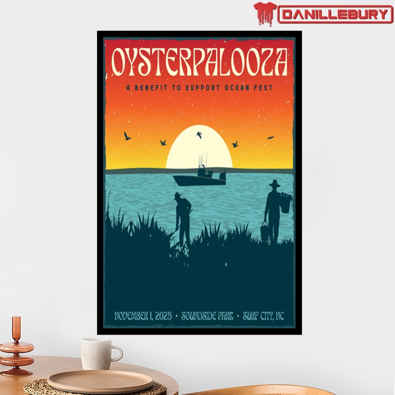 Ocean Fest Oysterpalooza 2025 Poster - Image 2