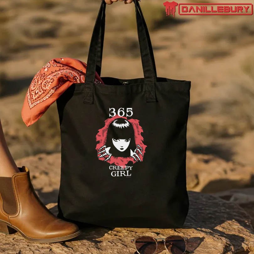 Official 365 Creepy Girl halloween 2025 Merch - Image 3