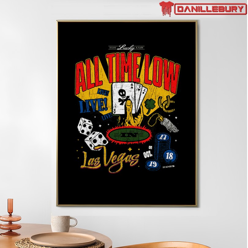 Official All Time Lows Live Las Vegas T-Shirt - Image 4