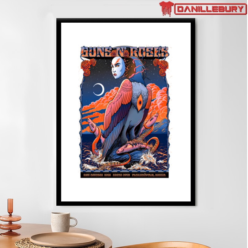 Official Guns N' Roses Fall Tour Florianópolis, BR 2025 Merch - Image 4