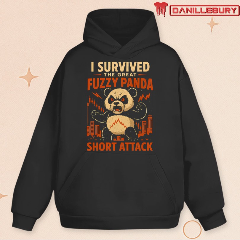 Official I Survived The Great Fuzzy Panda Short Attack Merch - Image 2