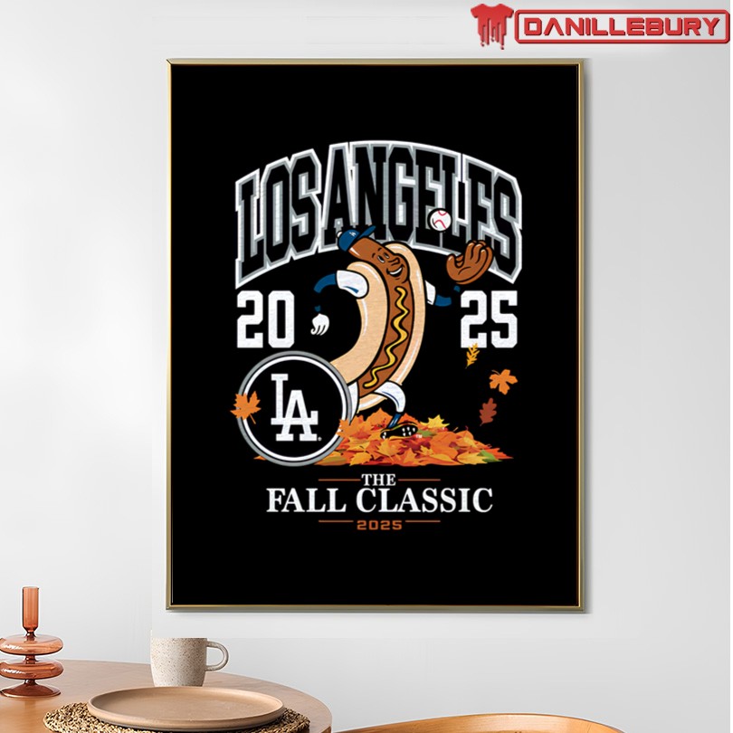 Official Los Angeles Dodgers 2025 The Fall Classic Mascot Shirt - Image 4