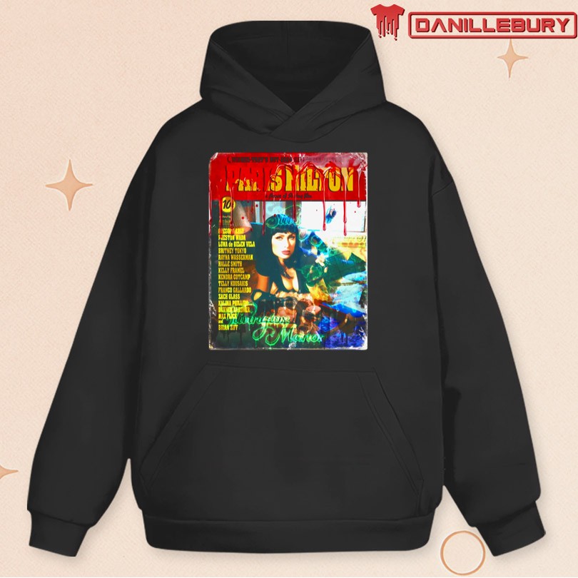 Official Paris Hilton Pulp Fiction Poster Halloween Merch - Image 2