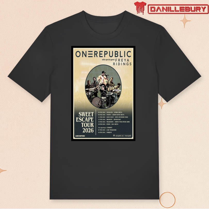 OneRepublic Oceania Tour 2026 Poster - Image 3
