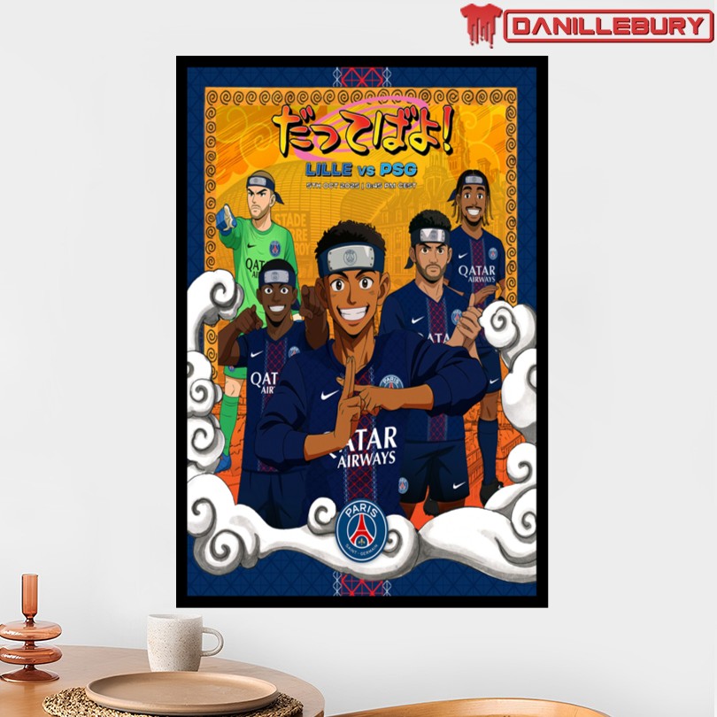 Paris Saint Kage Bunshin No Jutsu Poster - Image 2