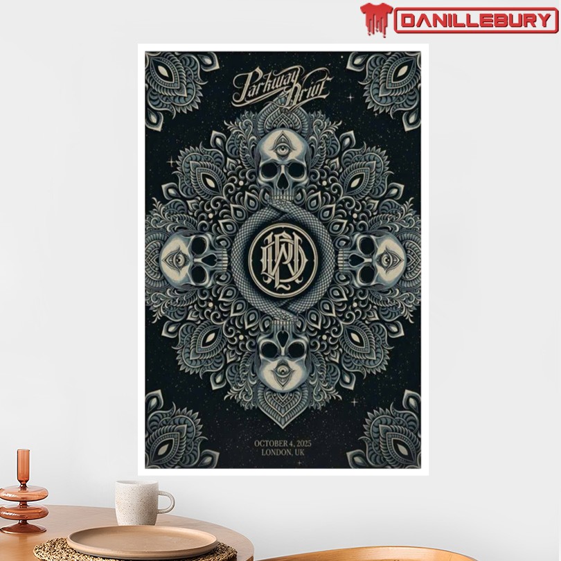 Parkway Drive Oct 4 2025 London Poster - Image 2