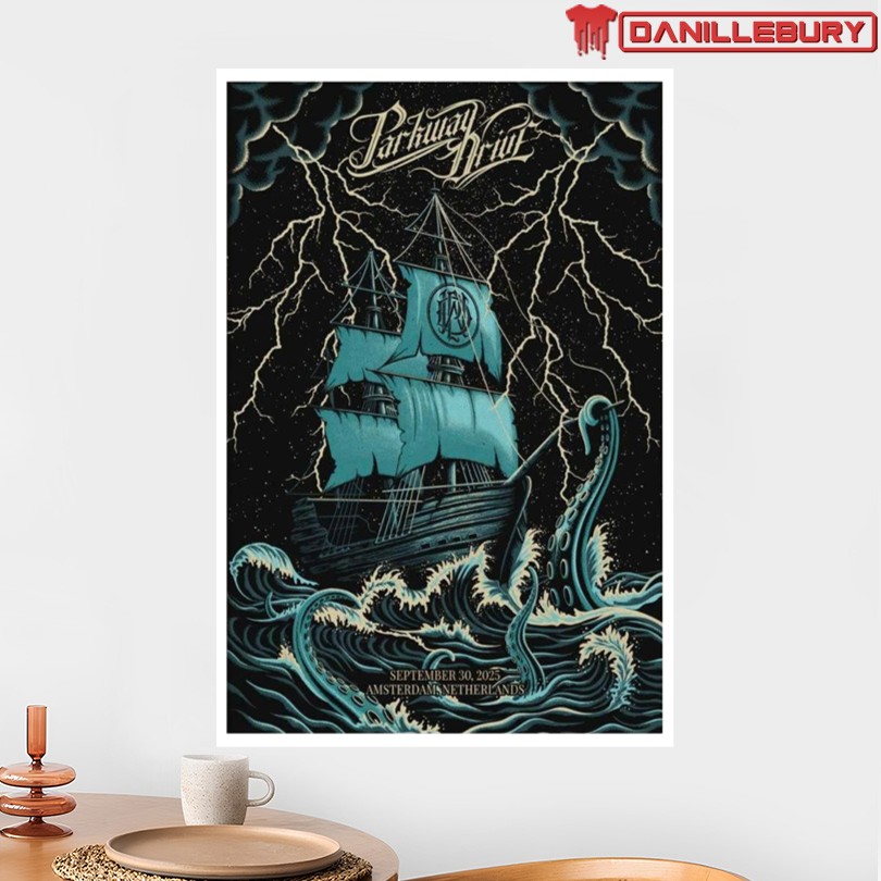 Parkway Drive Sept 30 2025 Amsterdam Posters - Image 2