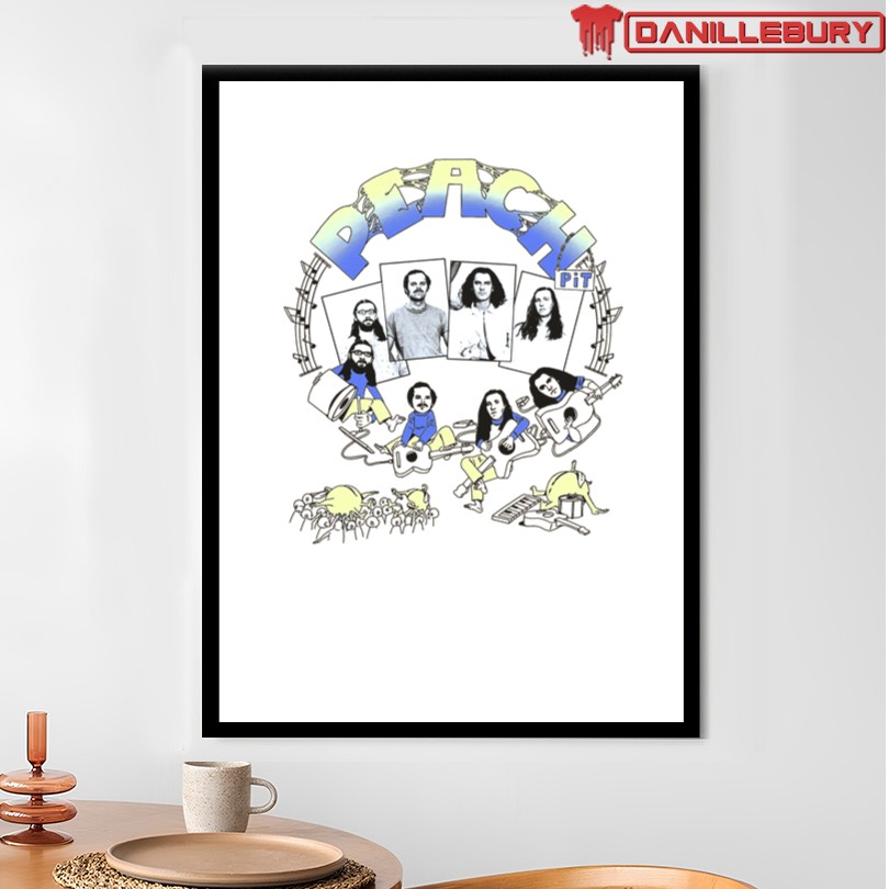 Peach Pit drCrowd Surf T-Shirt - Image 4