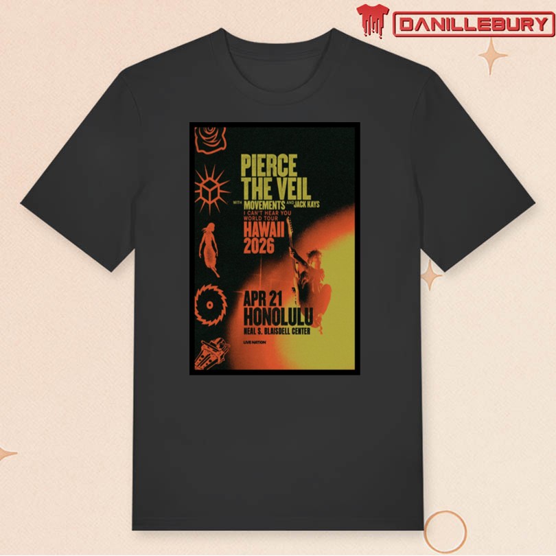 Pierce The Veil Hawaii April 2026 Poster - Image 3