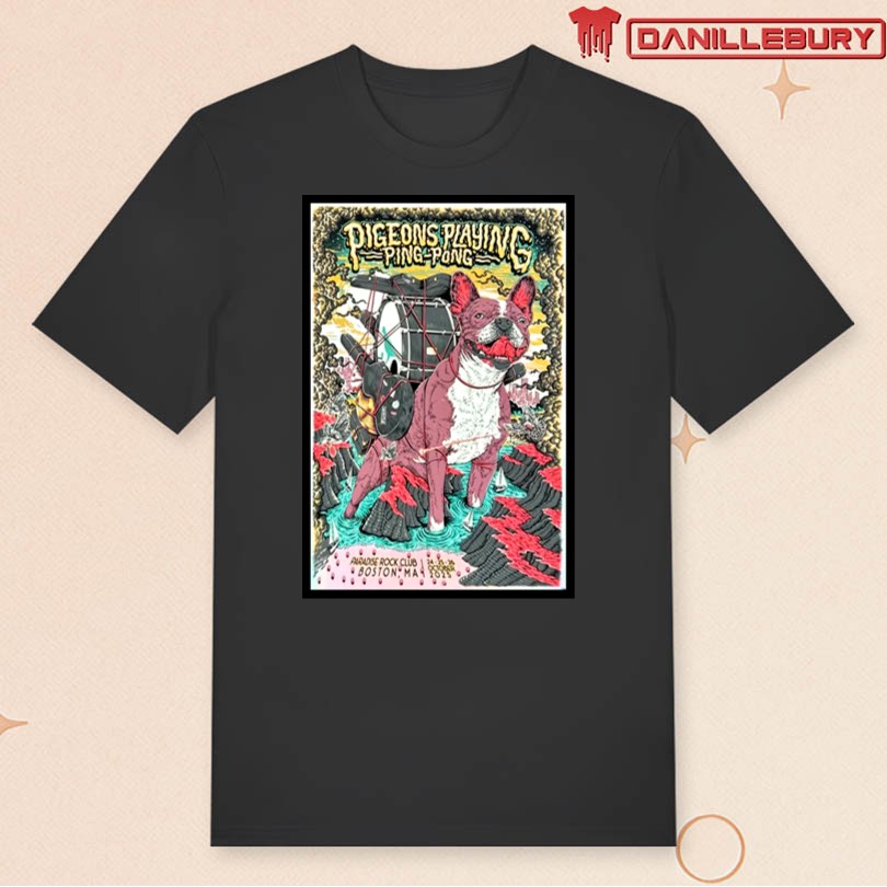 Pigeons Playing Ping Pong Boston MA Tour 2025 Poster - Image 3