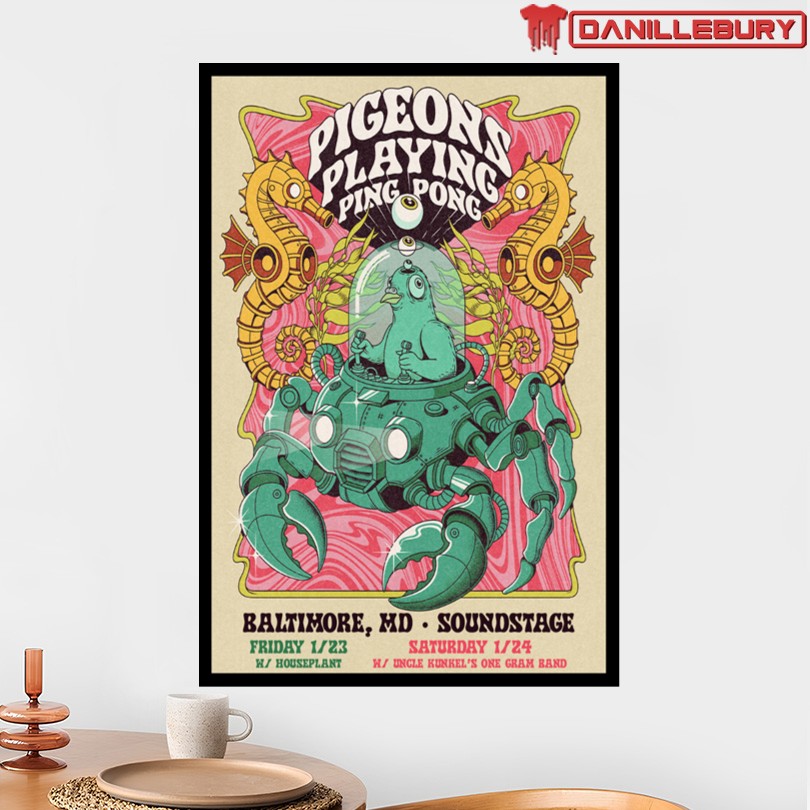 Pigeons Playing Ping Pong Jan 23 & 24 2026 Baltimore Soundstage Baltimore MD Poster - Image 2