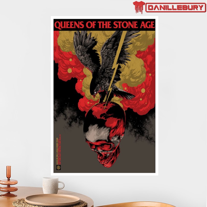 Queens Of The Stone Age Chicago Theatre Oct 2 2025 Poster - Image 2