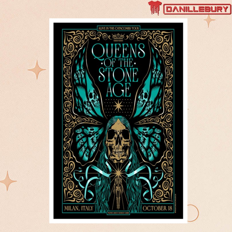 Queens Of The Stone Age Teatro Lirico Giorgio Gaber Milan Italy Oct 18 2025 Poster