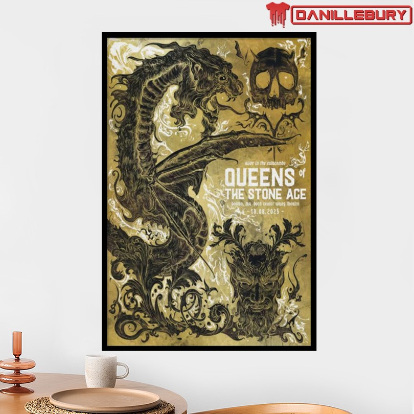 Queens Of The Stone Age Wang Theatre October 8 2025 Poster - Image 2