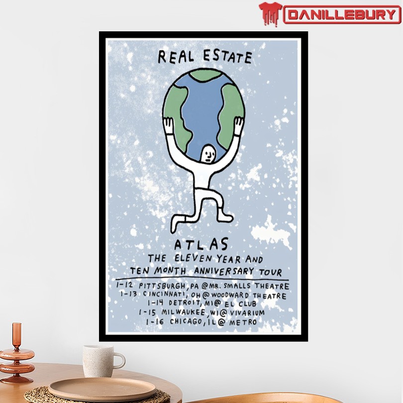 Real Estate The Eleven Year And Ten Month Anniversary Tour 2026 Poster - Image 2