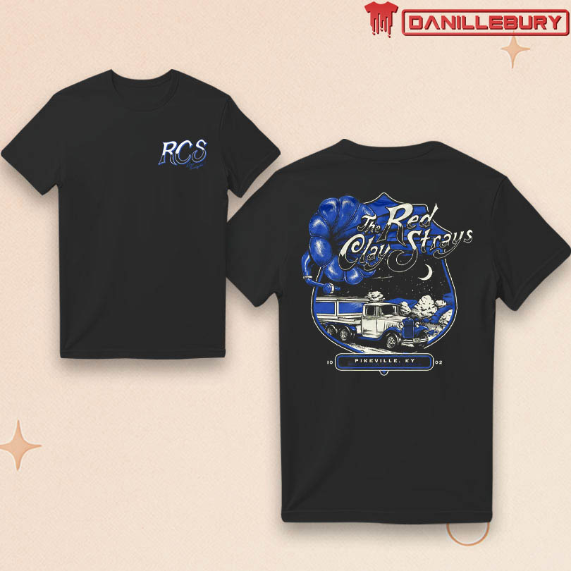 Red Clay Strays 10 02 2025 Pikeville, KY Tour Shirt
