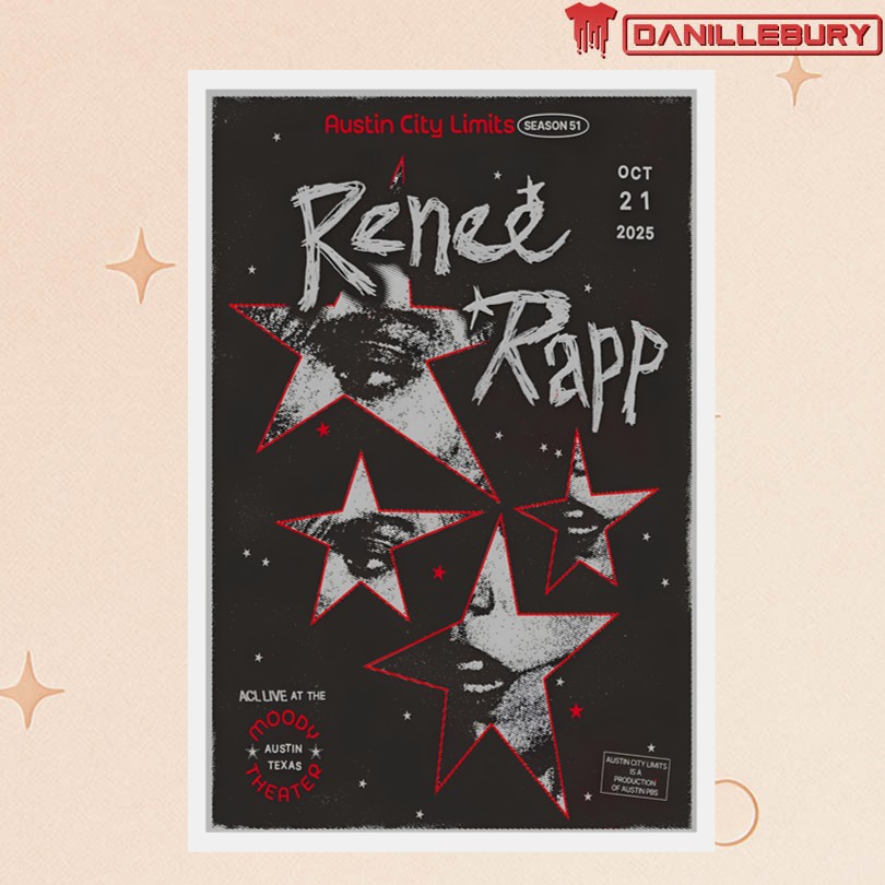 Renee Rapp Austin October 21 2025 Tour Poster