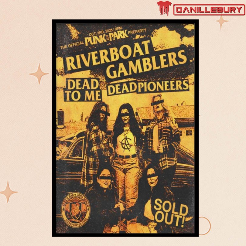 Riverboat Gamblers Punk In The Park California 2025 Poster