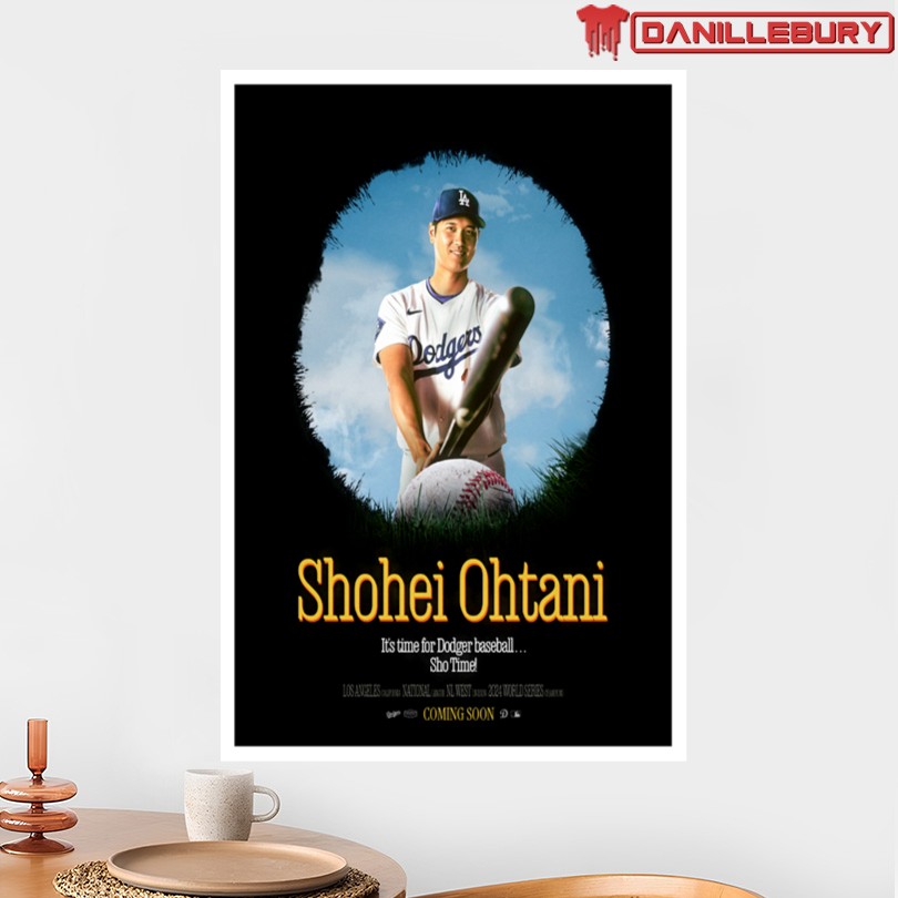 Shohei Ohtani It's Time For Dodger Baseball Event Poster - Image 2