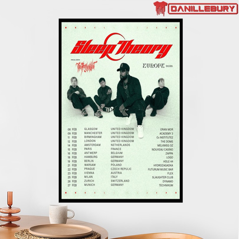 Sleep Theory Europe Concert 2026 Poster - Image 2