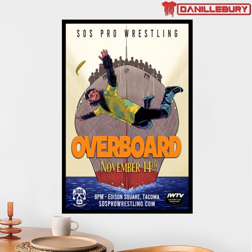 SOS Pro Wrestling Edison Square Tacoma Event 2025 Poster - Image 2