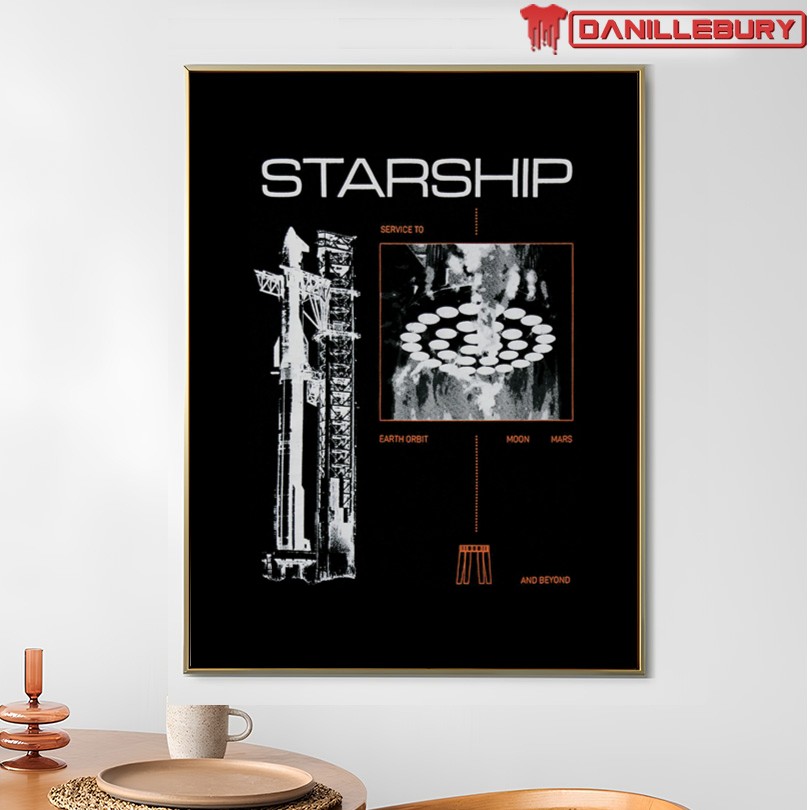 SPACEX STARSHIP VINTAGE T-SHIRT - Image 4