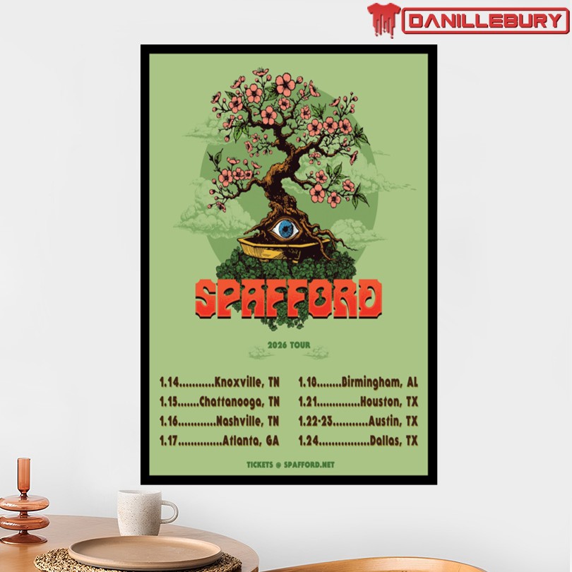 Spafford Winter 2026 Tour Poster - Image 2