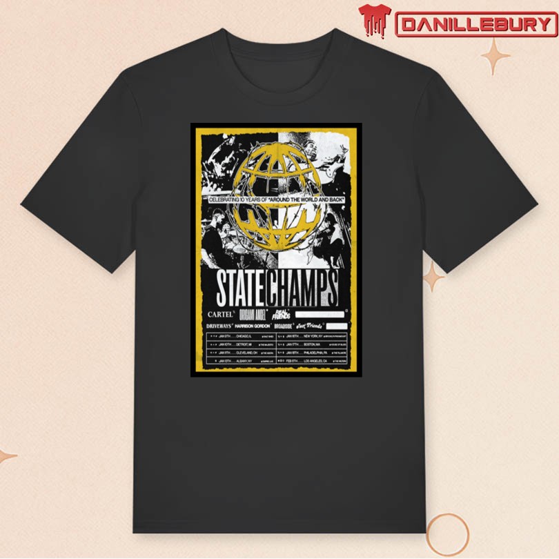 State Champs Celebrating 10 Years Of Around The World And Back 2026 Poster - Image 3