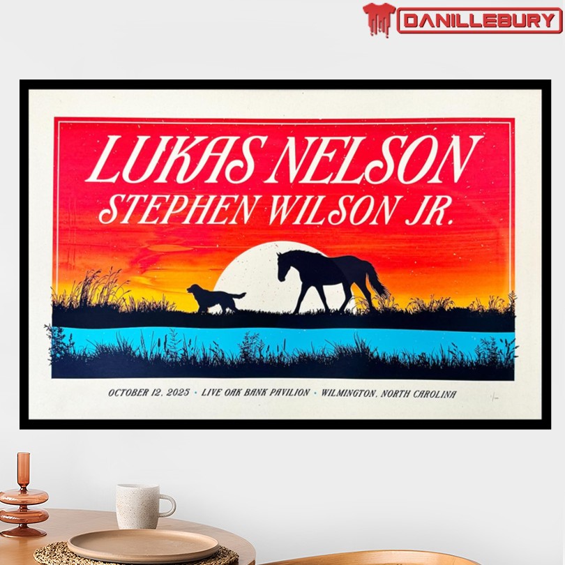 Stephen Wilson Jr. Live Oak Bank Pavilion 12 Oct 2025 Poster - Image 2