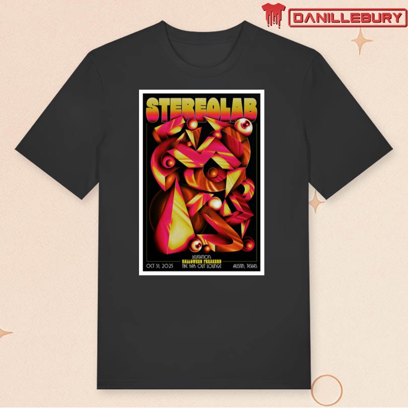 Stereolab Austin Halloween 2025 Poster - Image 3