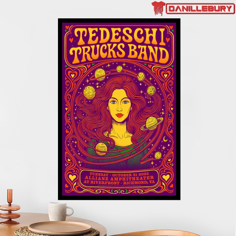 Tedeschi Trucks Band Allianz Amphitheater Riverfront Oct 21st 2025 Poster - Image 2