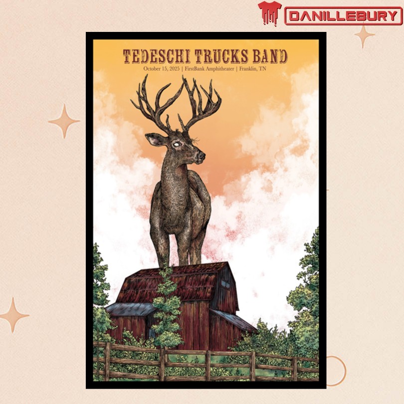 Tedeschi Trucks Band Franklin Tennessee Oct 15 2025 Poster