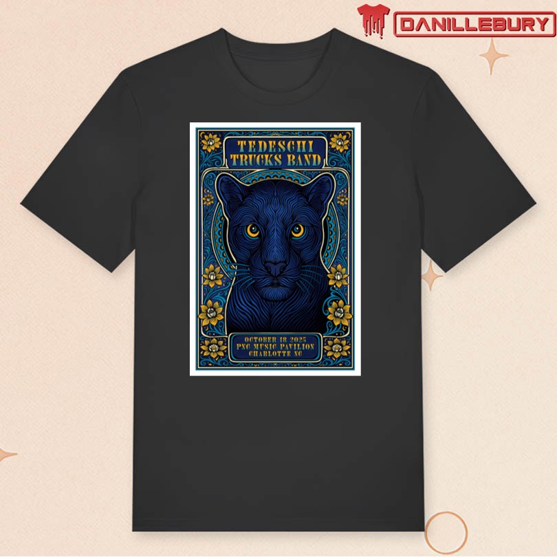 Tedeschi Trucks Band Oct 18 2025 The PNC Music Pavilion Charlotte NC Tour Poster - Image 3