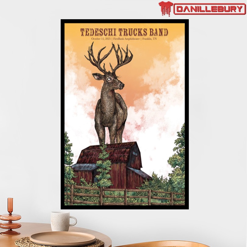 Tedeschi Trucks Band October 15th 2025 Franklin TN Poster - Image 2