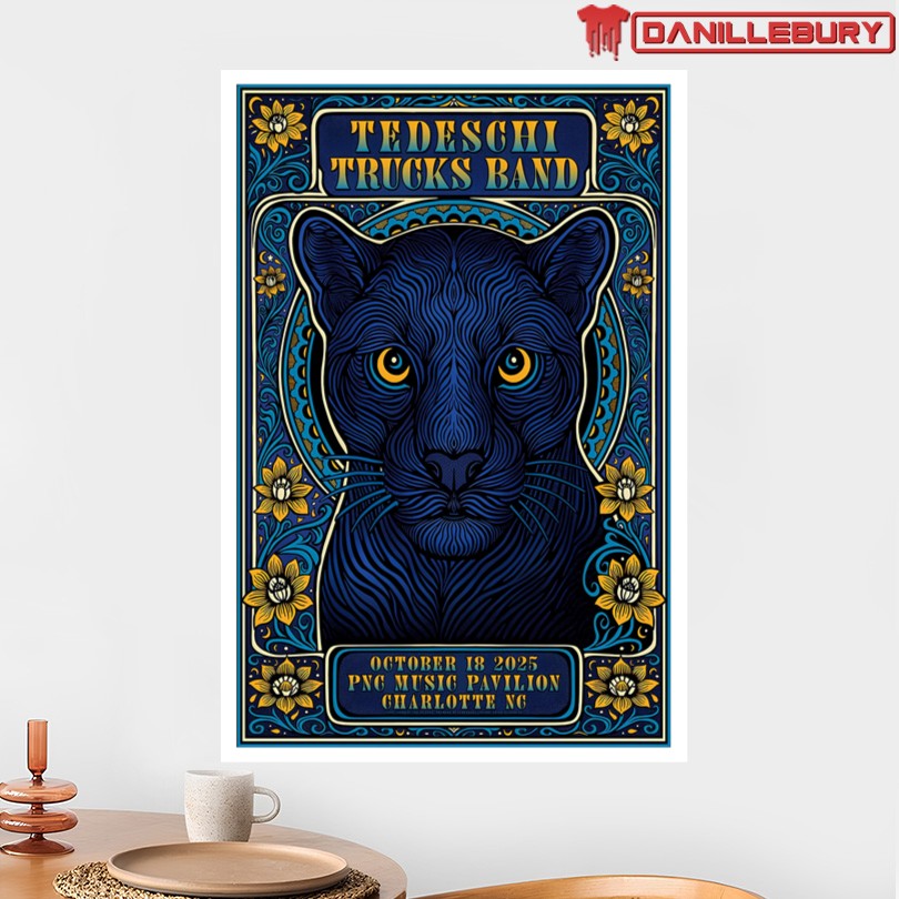 Tedeschi Trucks Band The PNC Music Pavilion Charlotte Oct 18 2025 Poster - Image 2