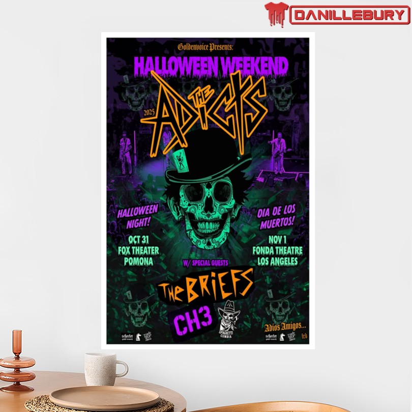 The Adicts Ponoma Oct 31 2025 Poster - Image 2