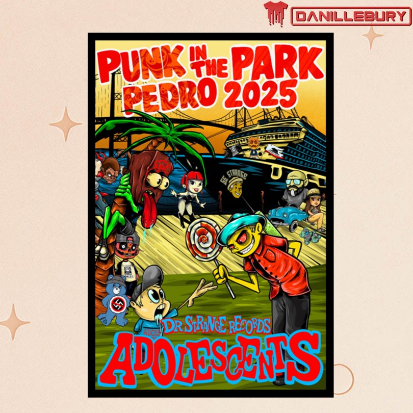 The Adolescents Punk In The Park 2025 Poster