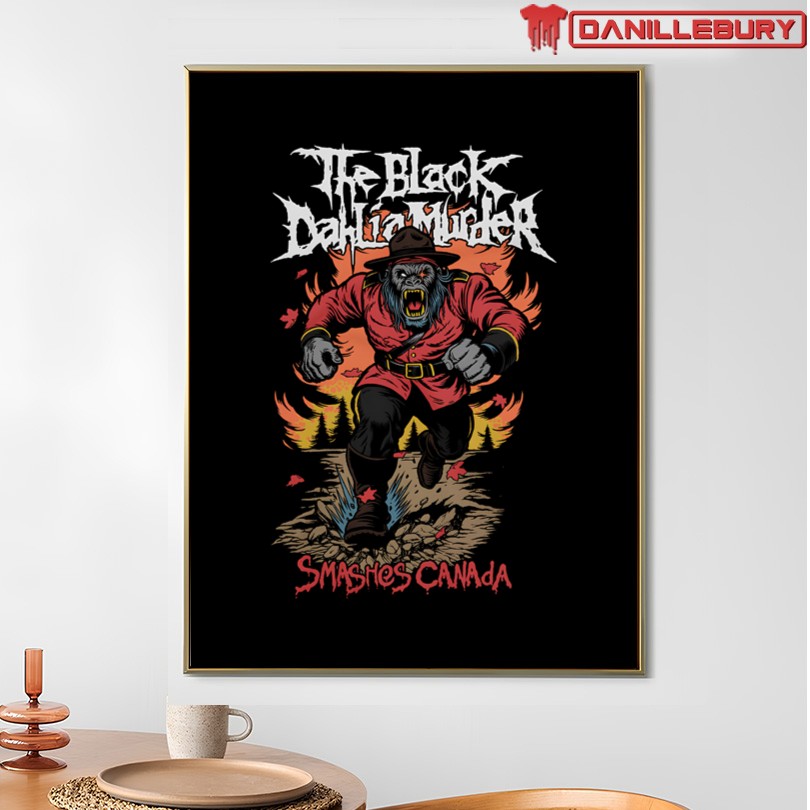 The Black Dahlia Murder Smashes Canada 2025 Merch - Image 4