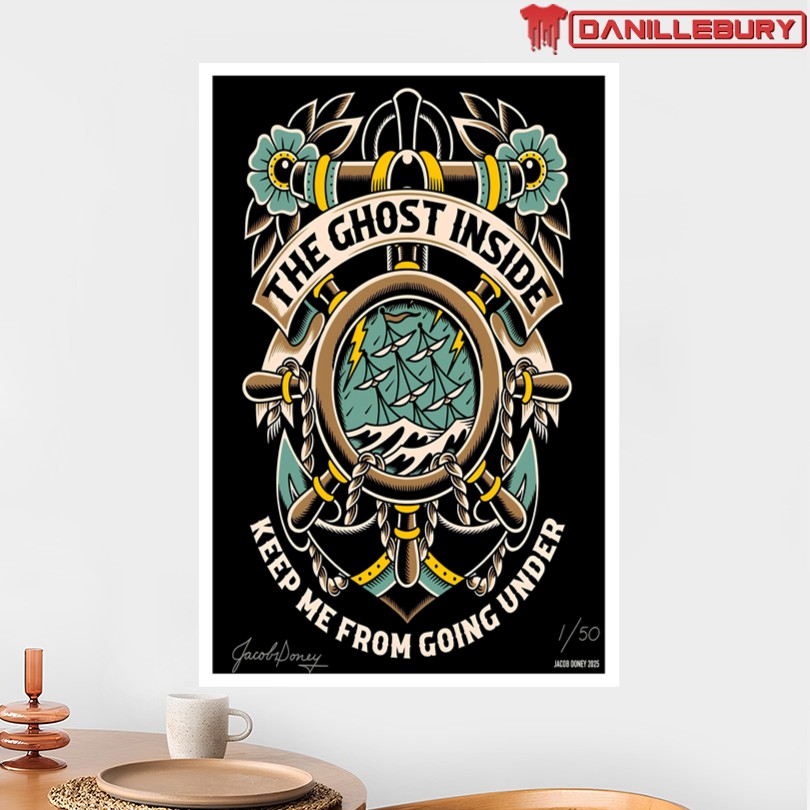 The Ghost Inside 2025 Live Tour Poster - Image 2